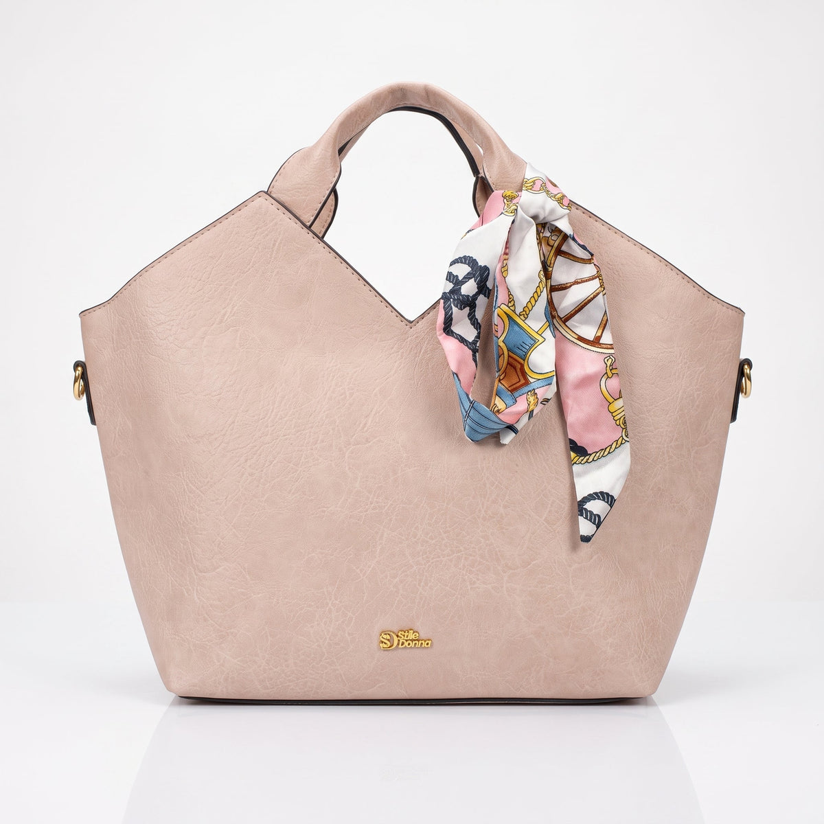 Faux Leather Tote Bag - MS-0625
