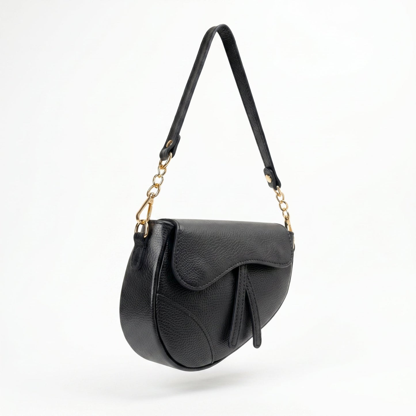 Eliza Borsa a Tracolla in Vera Pelle con Chiusura Sicura