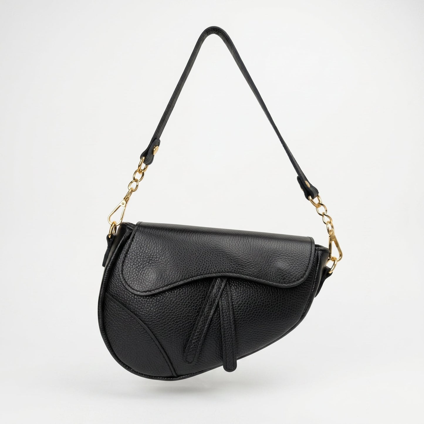 Eliza Borsa a Tracolla in Vera Pelle con Chiusura Sicura