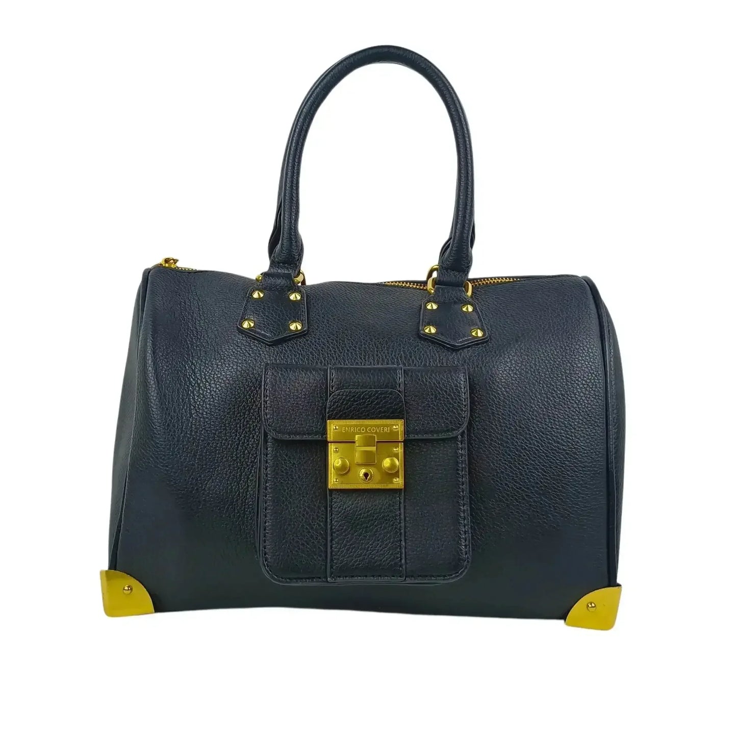Enrico Doctor Bag - Black Leather MS-4449