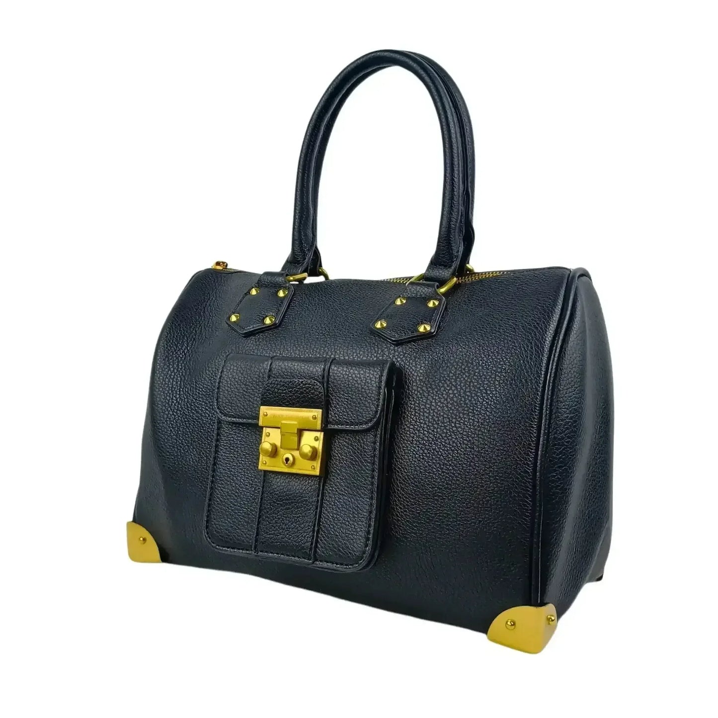 Enrico Doctor Bag - Black Leather MS-4449
