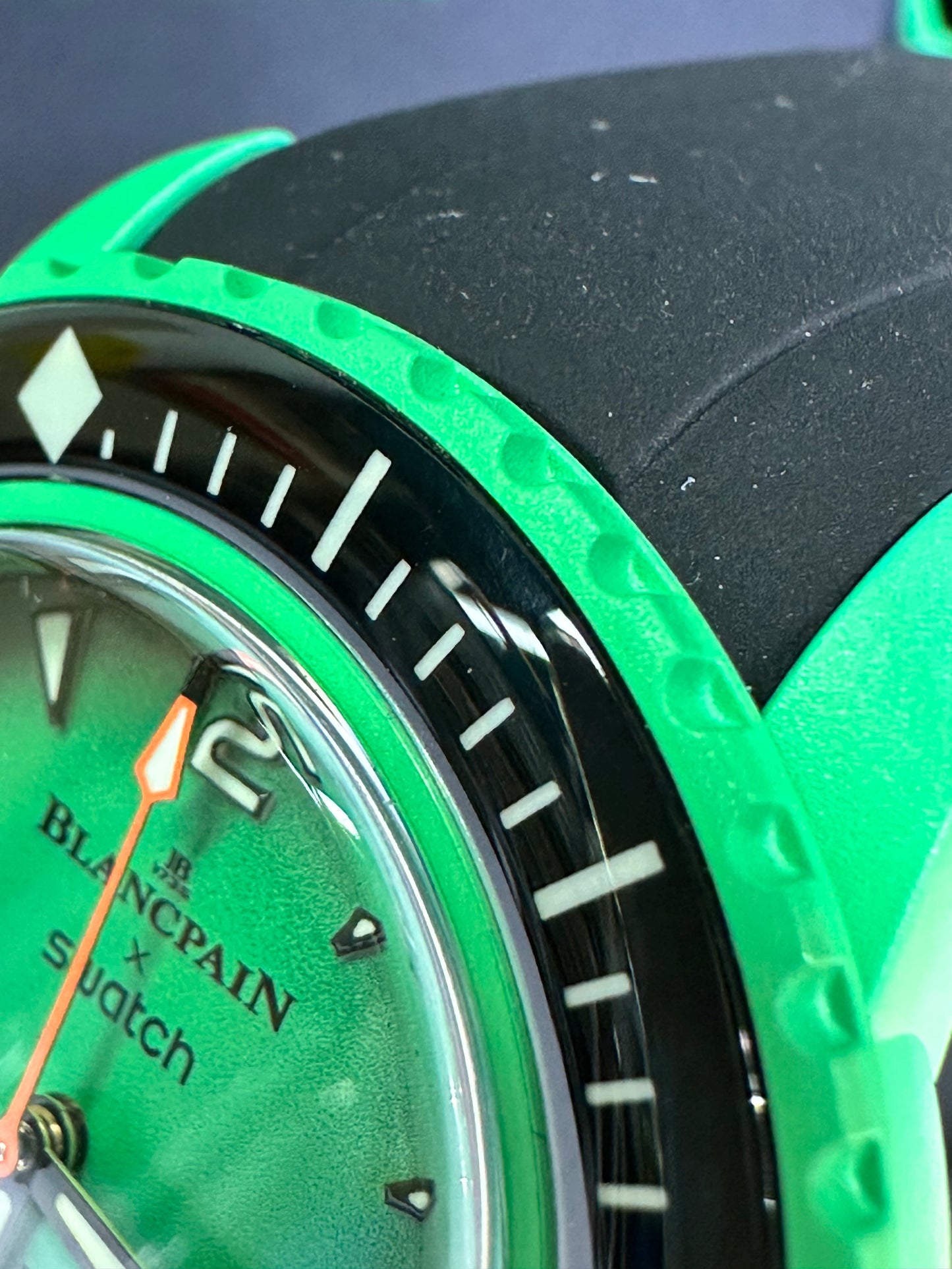 Cinturini BLANC in silicone da 22mm (Es. BlancpainxSwatch)