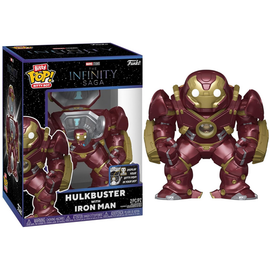 Funko Bitty Pop ! Bitty Bot - Marvel Avengers The Infinity Saga - Hulkbuster With Ironman