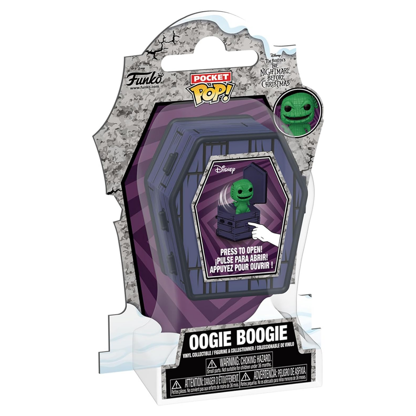 Funko Pocket Pop ! Coffin - The Nightmare Before Christmas Oogie Boogie