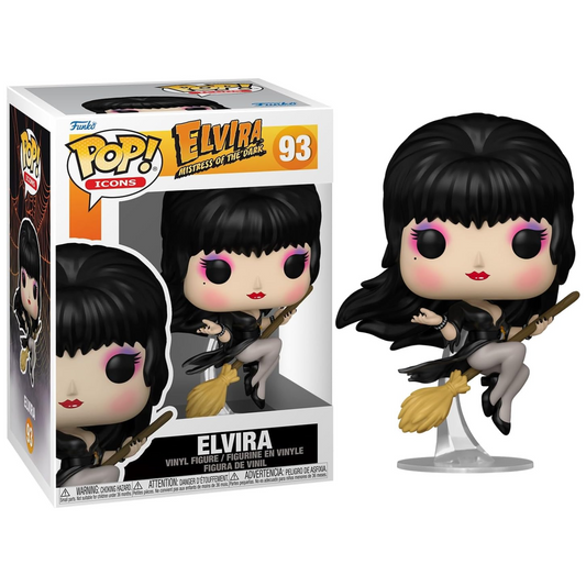 Funko Pop ! Icons - Elvira Mistress Of The Dark (93) Elvira Vinyl Figure 9cm