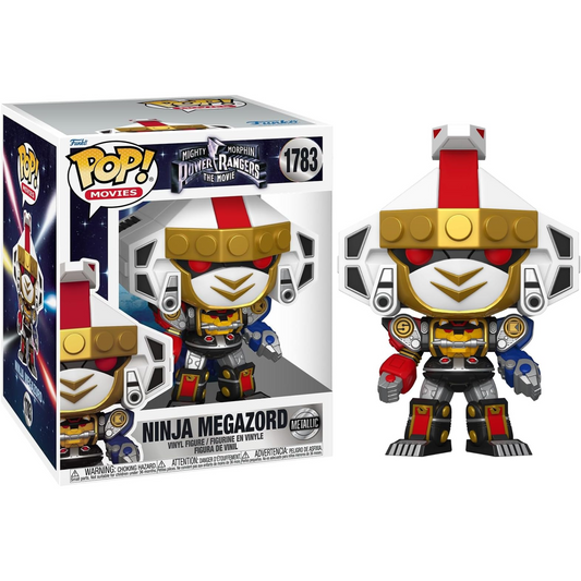Funko Pop ! Movies - Power Ranger Mighty Morphin (1783) Ninja Megazord Metalic 15cm