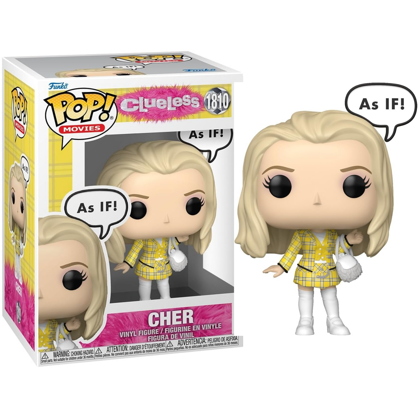 Funko Pop ! Movies - Clueless (1810) Cher (As If) Vinyl Figure 9cm