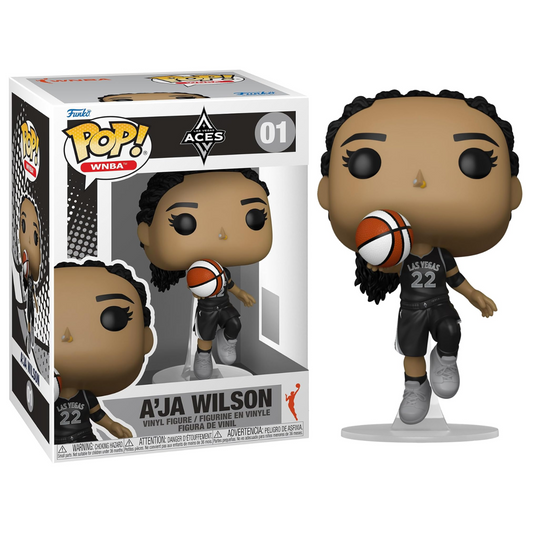 Funko Pop ! WNBA - Las Vegas Aces (01) A'ja Wilson Vinyl Figure 9cm