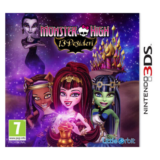 Monster High 13 Desideri Nintendo 3DS Nuovo Sigillato ITA