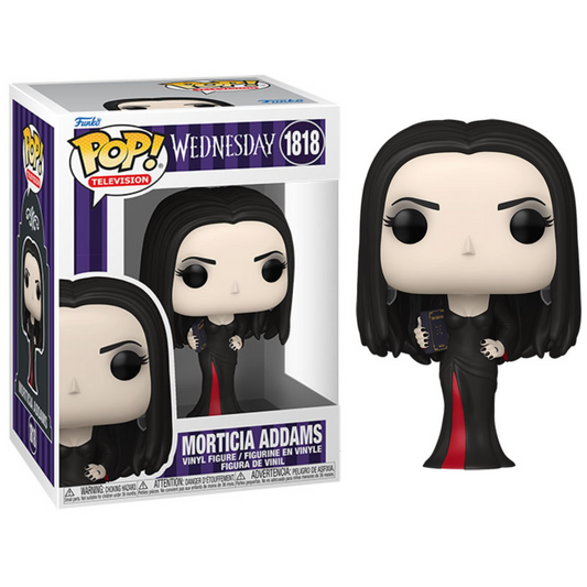 Funko Pop ! Television - Wednesday (1818) Morticia Addams Vinyl Figure 9cm