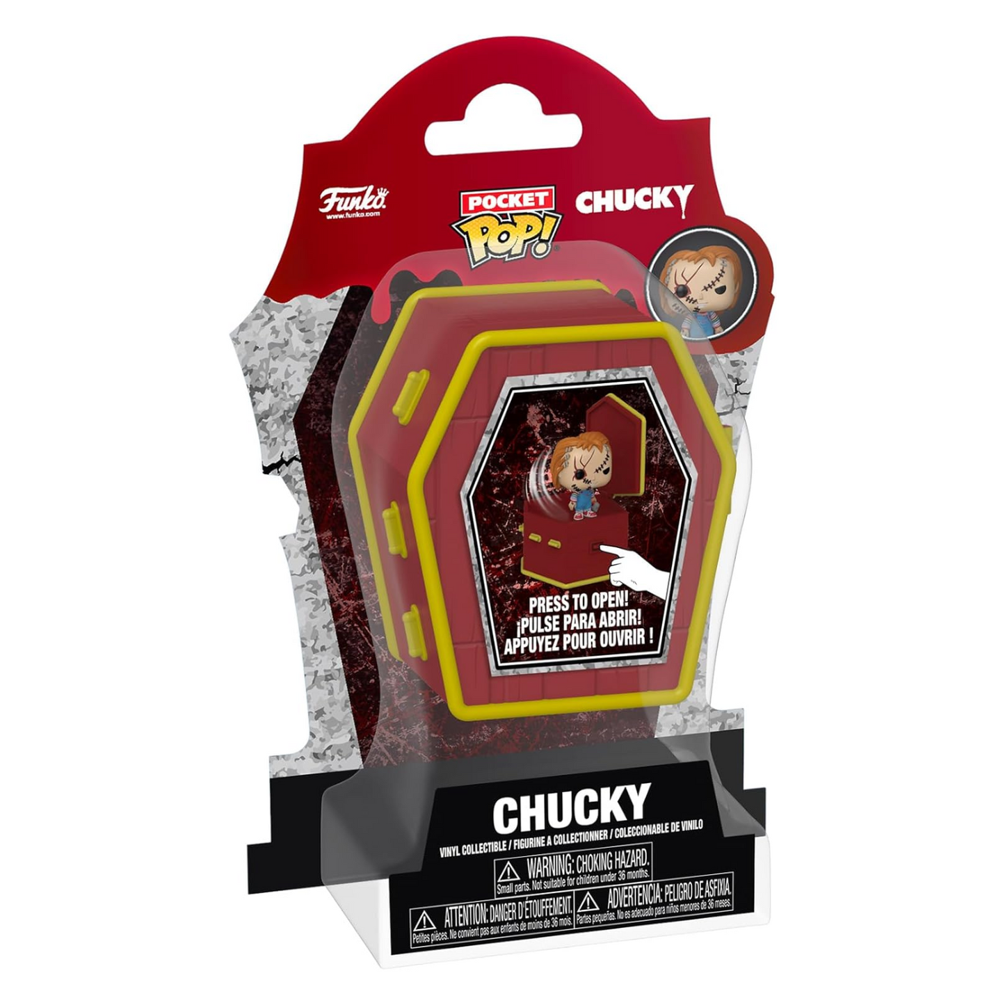 Funko Pocket Pop ! Coffin - Movies Chucky Chucky Assassin Doll