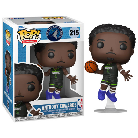 Funko Pop ! NBA - Minnesota Timberwolves (215) Anthony Edwards Figure 9cm