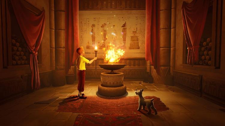 Tintin Cigars Of The Pharaoh Limited Edition Ps4 Video Game Playstation 4 Pal Ita
