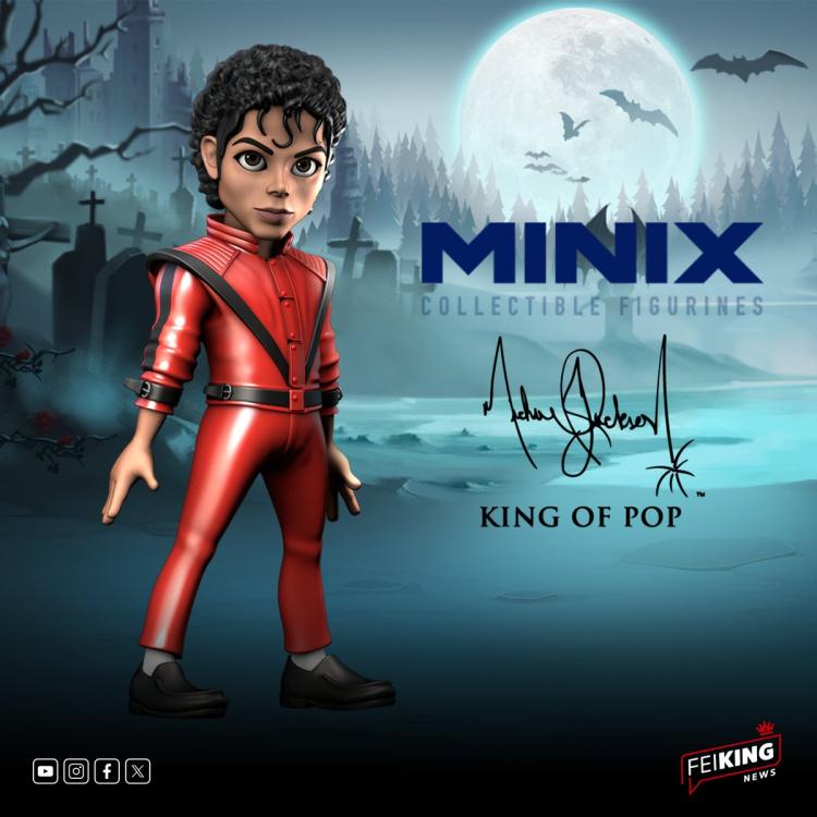 Minix Michael Jackson Thriller (Music) Figure 12Cm Statua Statuetta Collezione