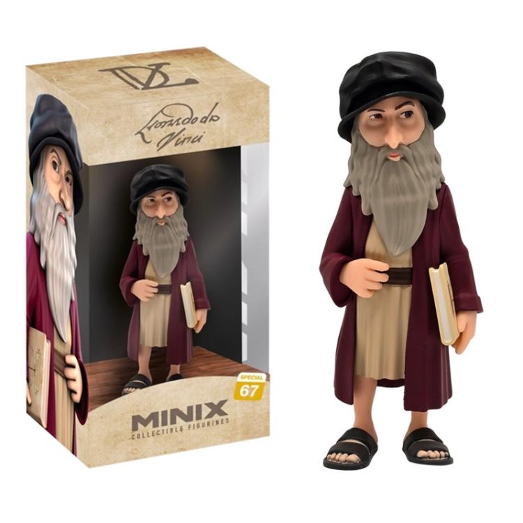 Minix Leonardo Da Vinci (Special 67) Figure 12Cm Statua Statuetta Collezione