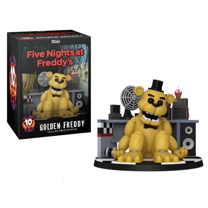 Funko Statua Figure Five Nights At Freddy'S - (Golden Freddy) Big 30Cm Fnaf 10Th