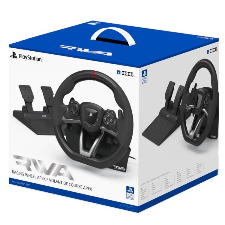 Hori Rwa Racing Wheel Apex Volante + Pedaliera Per Ps5 Ps4 Sterzo Playstation 4