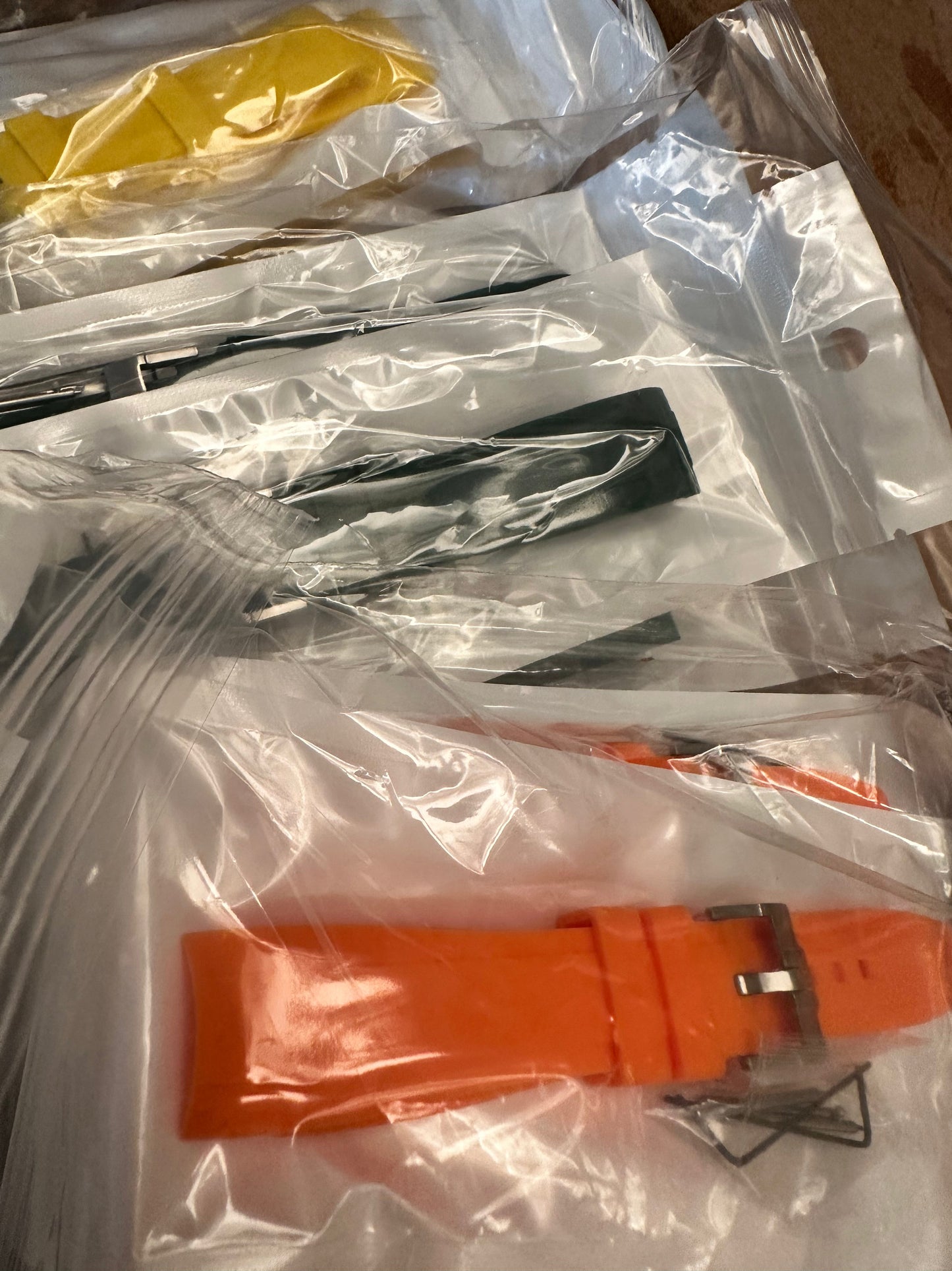 Cinturini BLANC in silicone da 22mm (Es. BlancpainxSwatch)