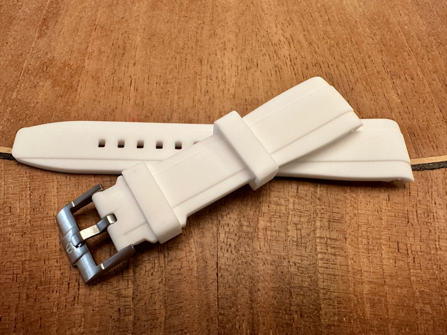 Cinturini BLANC in silicone da 22mm (Es. BlancpainxSwatch)