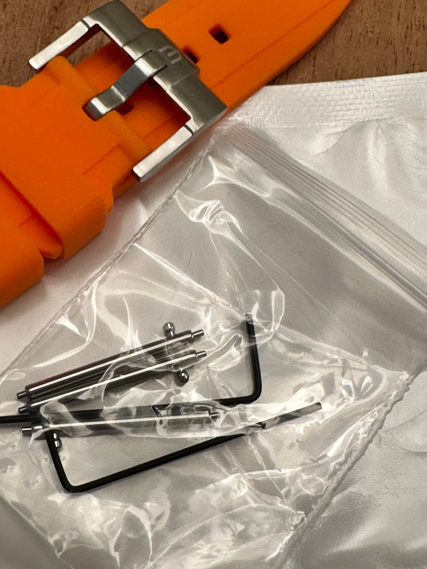 Cinturini BLANC in silicone da 22mm (Es. BlancpainxSwatch)