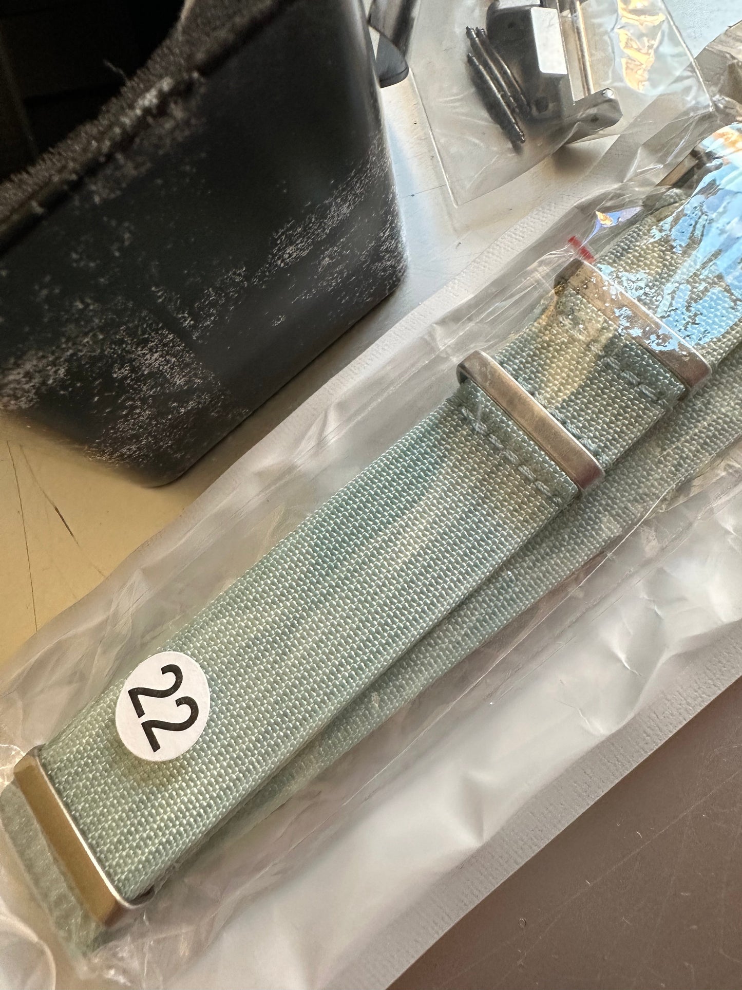 Kit adattatore x cinturini NYLON/NATO da 22mm (interni 16mm)