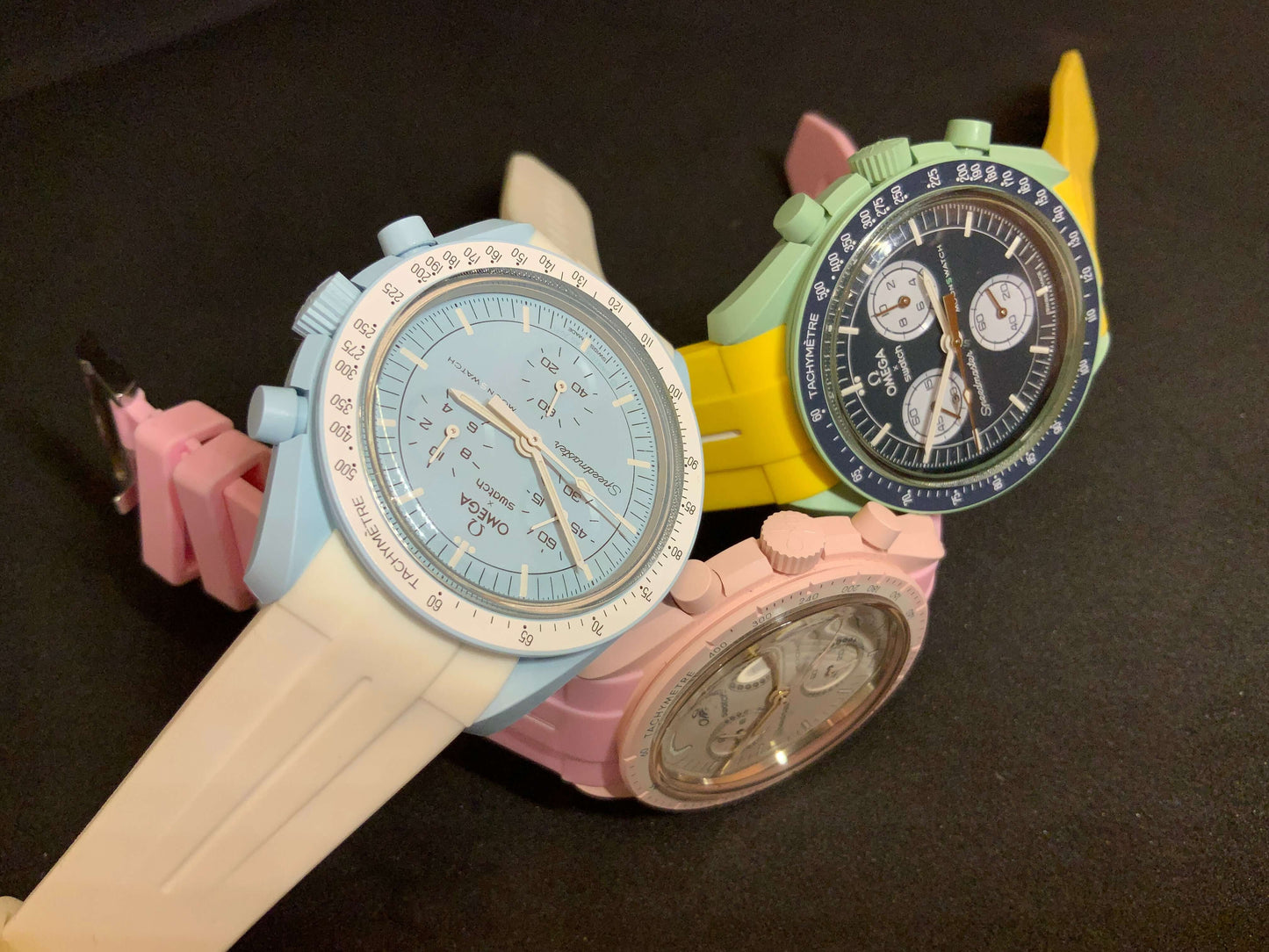 Cinturini silicone LUXY per OmegaxSwatch