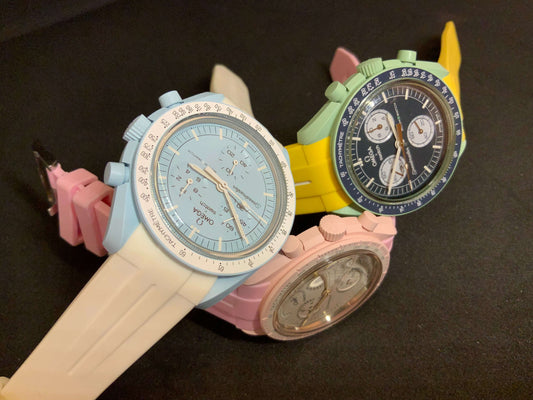 Cinturini silicone LUXY per OmegaxSwatch