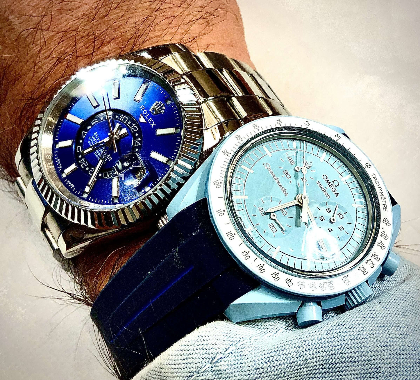 Cinturini silicone LUXY per OmegaxSwatch