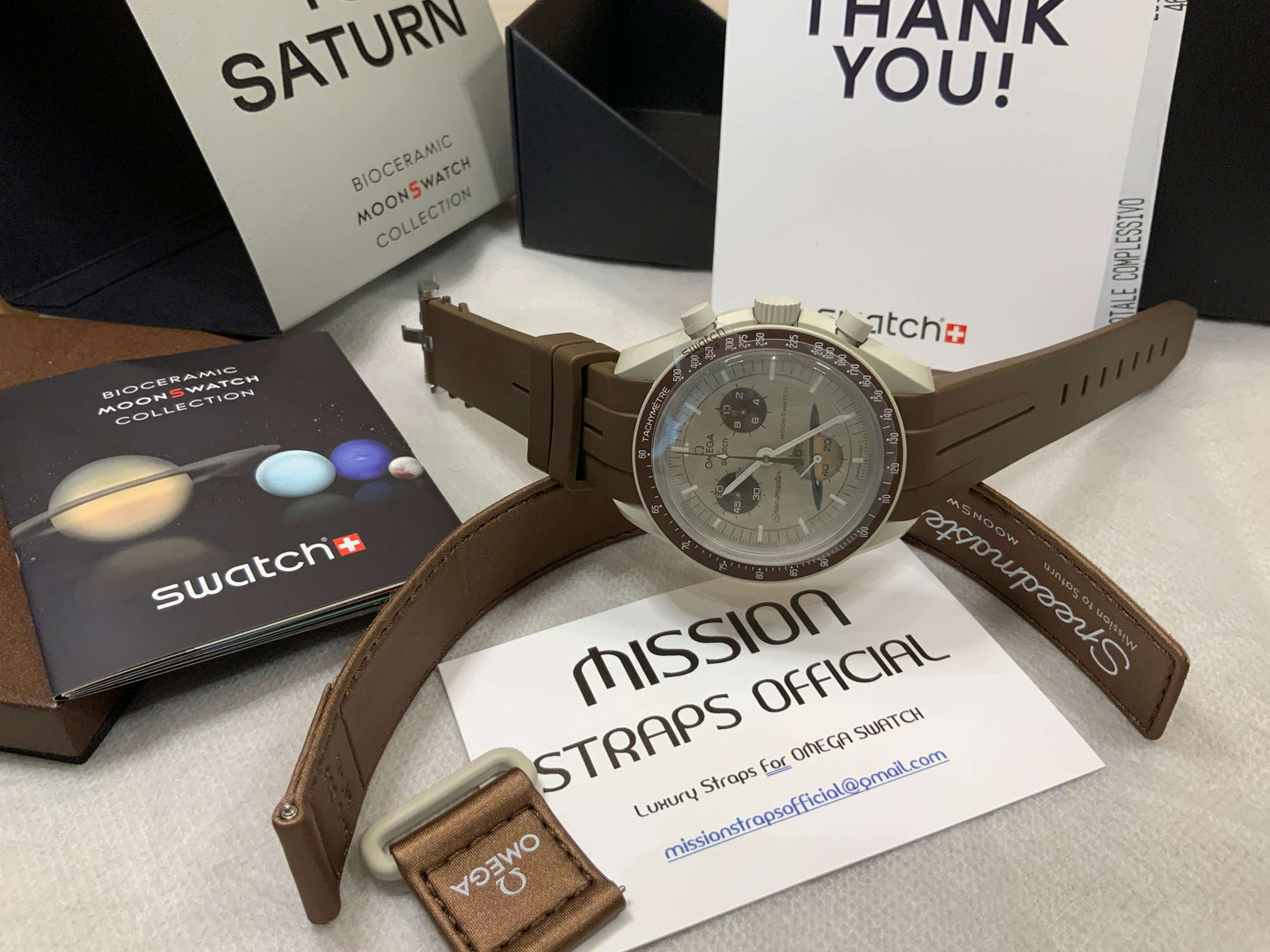 Cinturini silicone LUXY per OmegaxSwatch