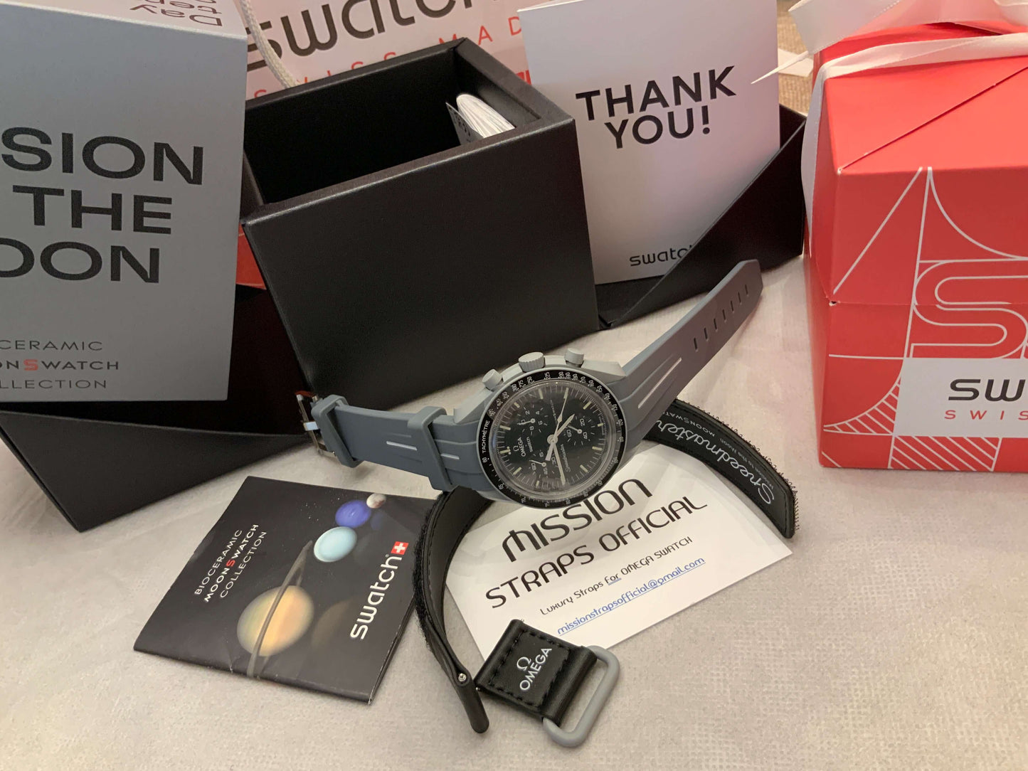 Cinturini silicone LUXY per OmegaxSwatch