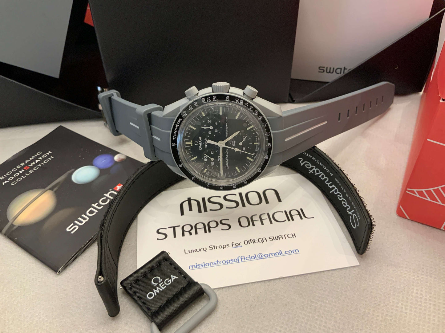 Cinturini silicone LUXY per OmegaxSwatch