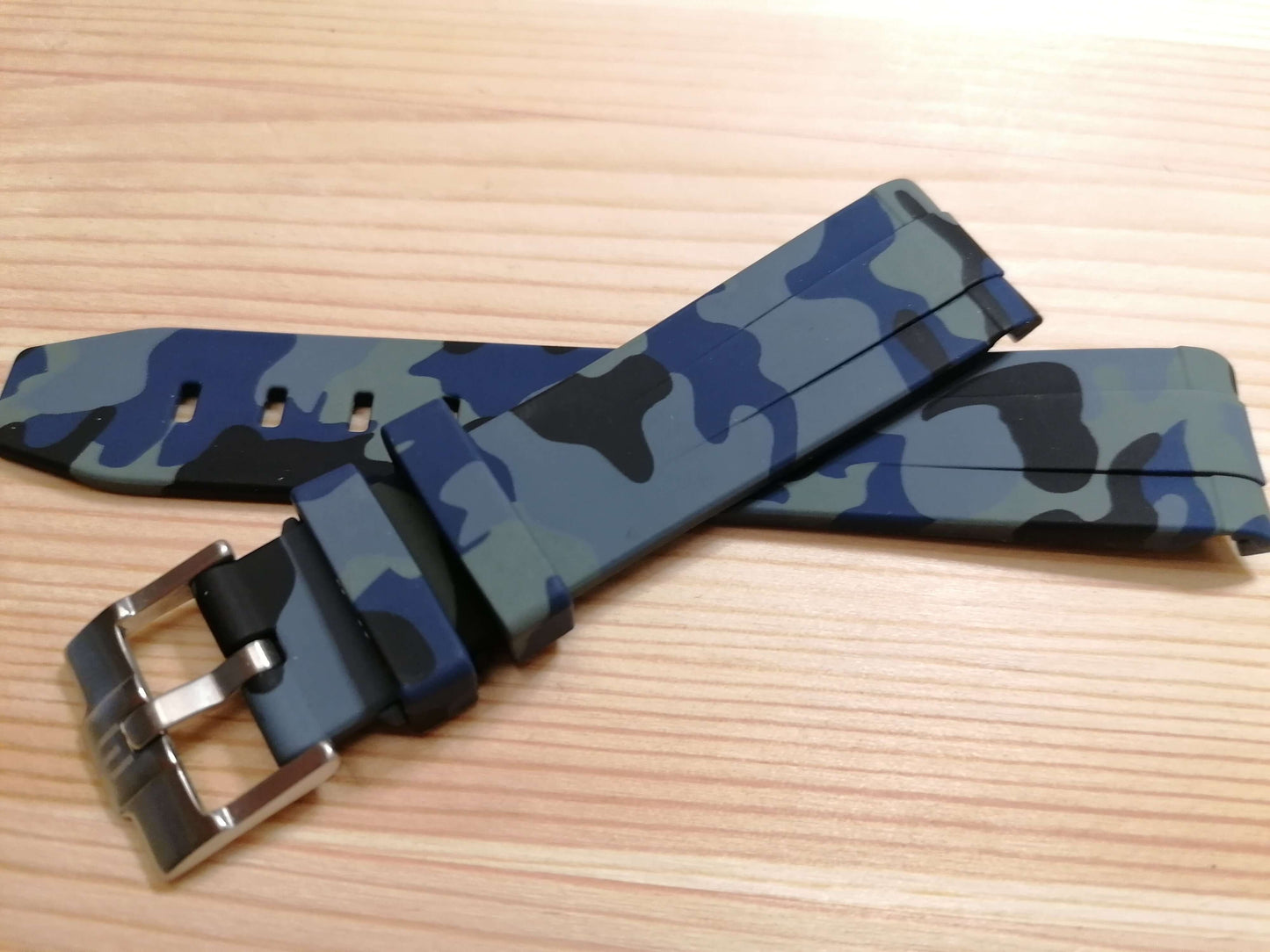 Cinturini silicone avvolgenti CAMOUFLAGE per Omega X Swatch