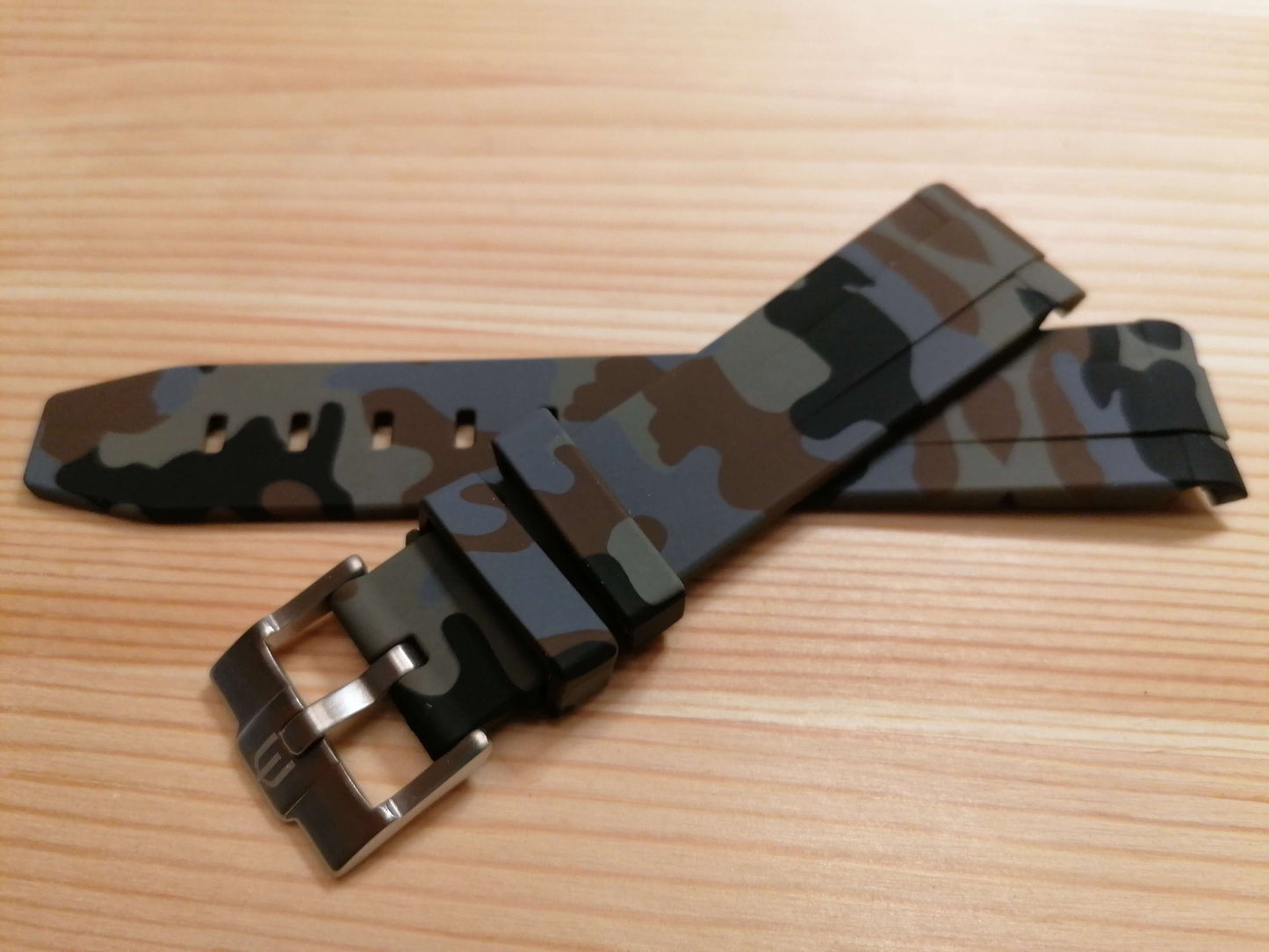 Cinturini silicone avvolgenti CAMOUFLAGE per Omega X Swatch