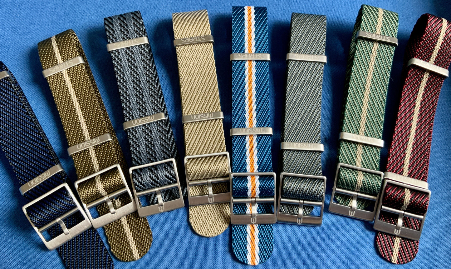 Cinturini NYLON (tipo NATO) per OmegaxSwatch