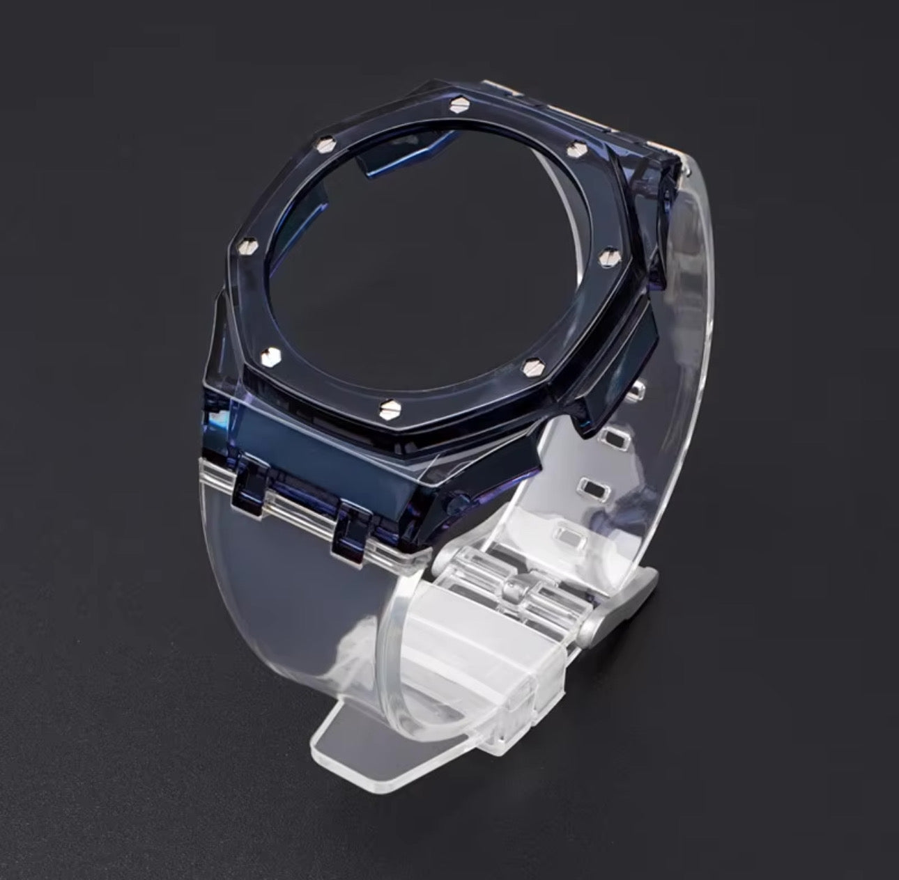 Cinturino KA2100 trasparente con cassa colorata per GShock2100