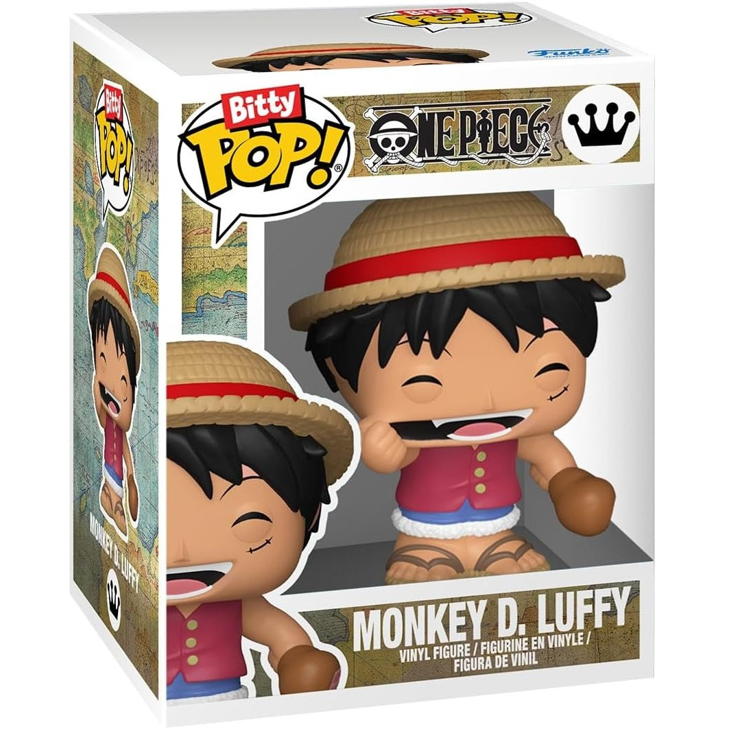 Funko Bitty Pop One Piece - Monkey D. Luffy/R.Zoro/Axe-Hand Morgan/Mystery Chase