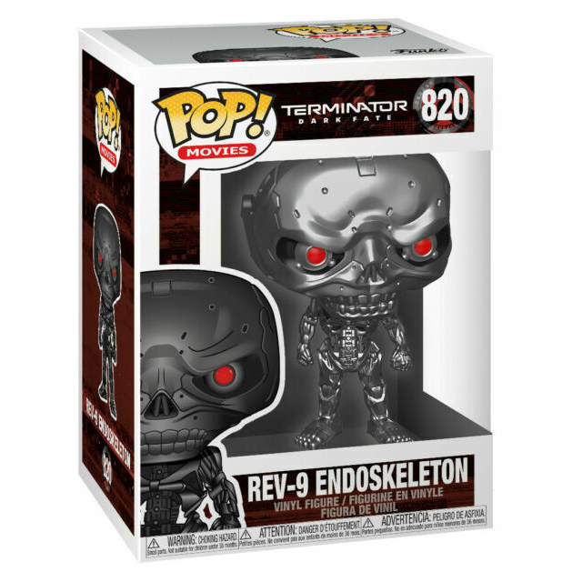 Funko Pop! Movies Terminator Dark Fate (820) Rev-9 Endoskeleton - Vinyl Figure 9 cm