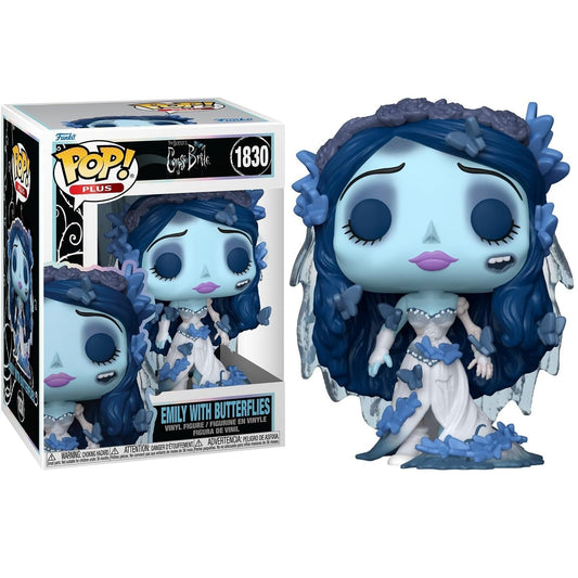 Funko Pop ! Plus The Corpse Bride (1830) Emily W/ Butterflies Sposa Cadavere 9cm