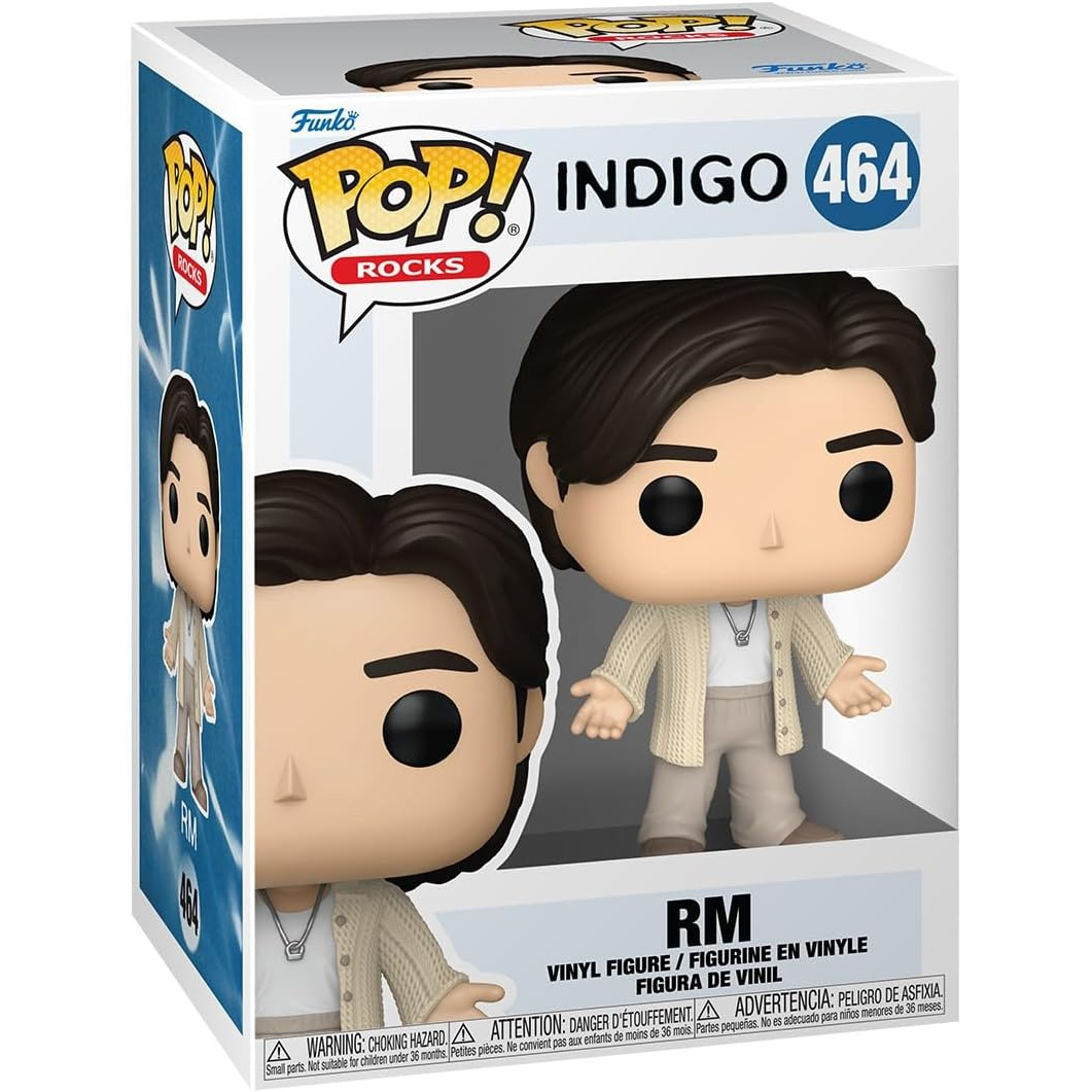 Funko Pop ! BTS Rocks Indigo - (464) RM Vinyl Figure K-Pop 9cm