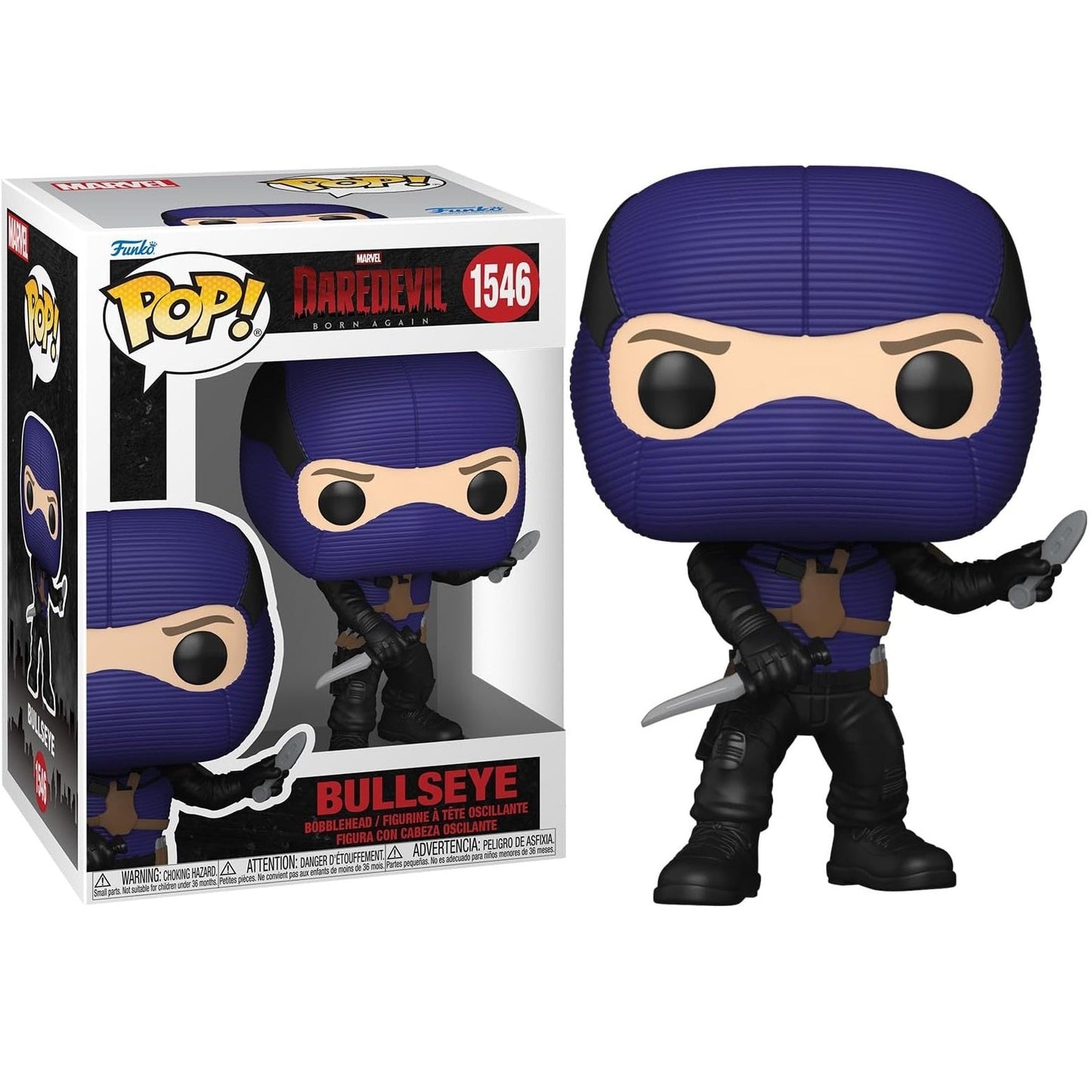 Funko Pop! Marvel Daredevil Born Again (1546) Bullseye - Vinyl Figure 9cm