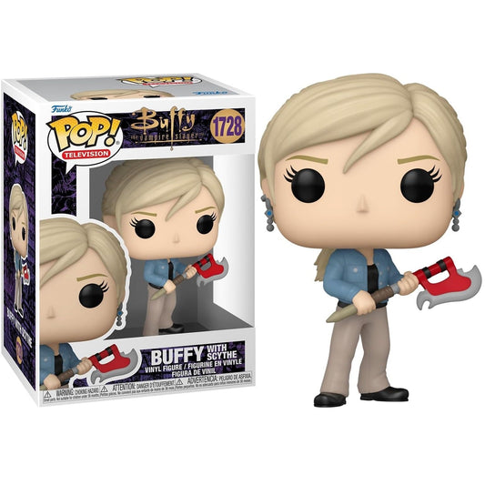 Funko Pop ! TV Buffy The Vampire Slayer - (1728) Buffy W/ Scythe Figure 9cm