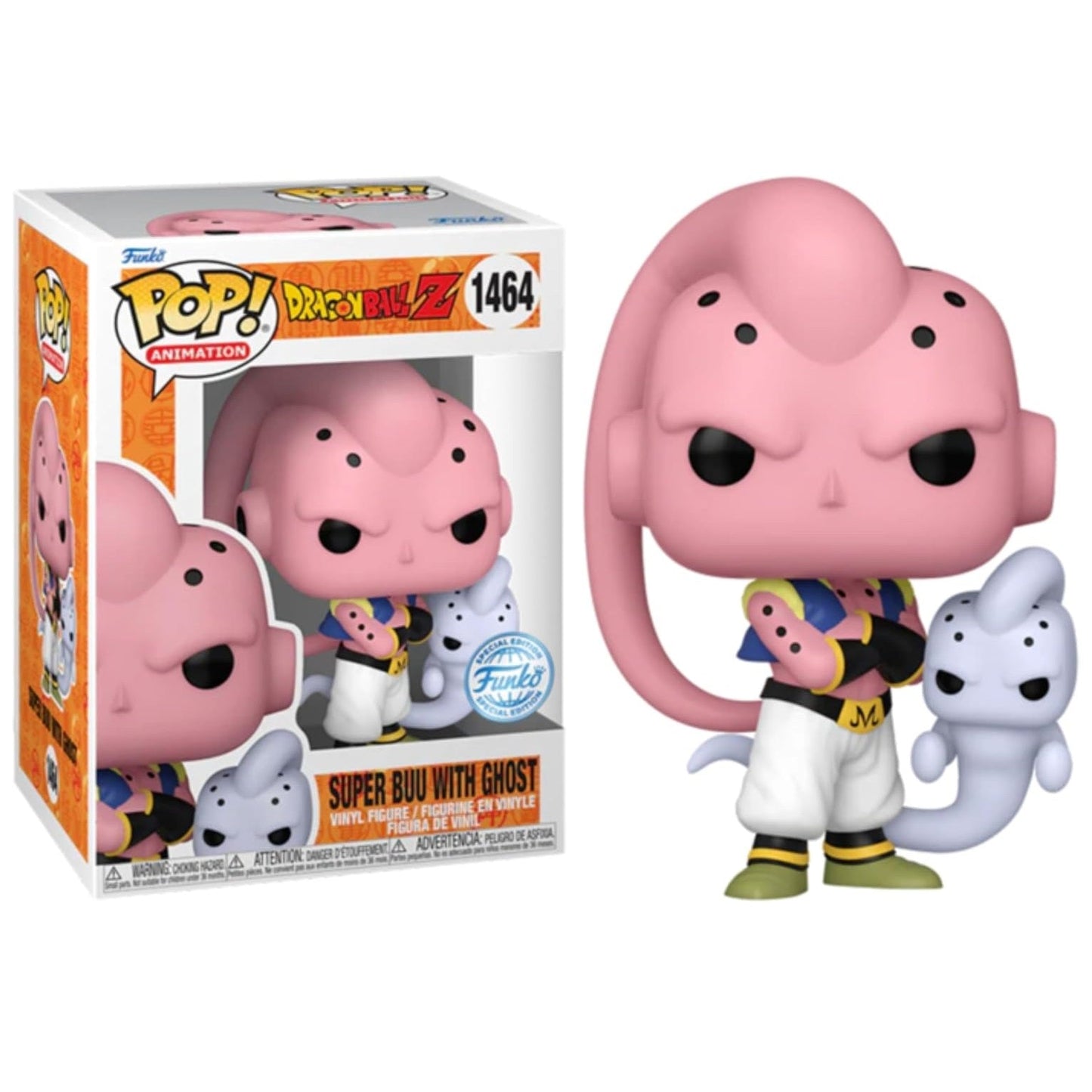Funko Pop ! Animation Dragon Ball Z (1464) Super Buu With Ghost - Exclusive