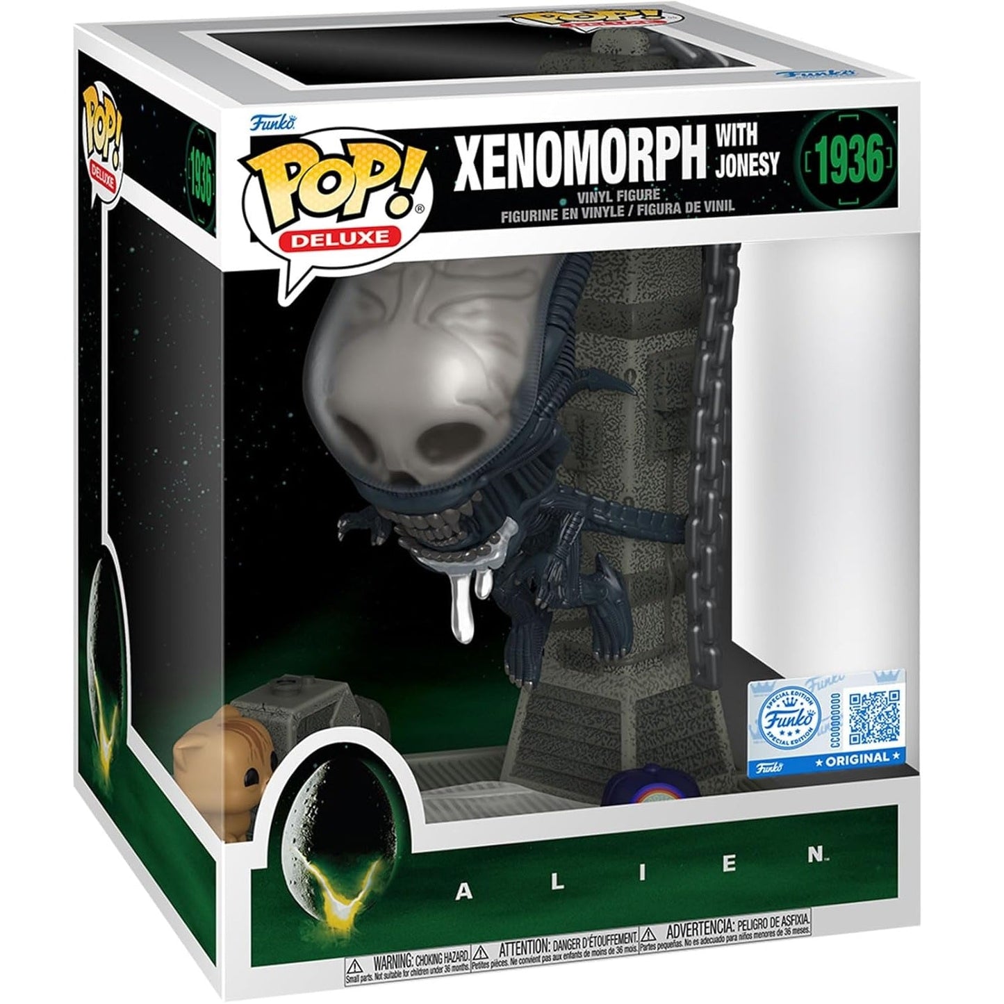 Funko Pop! Deluxe Alien (1936) Xenomorph With Jonesy - Special Edition