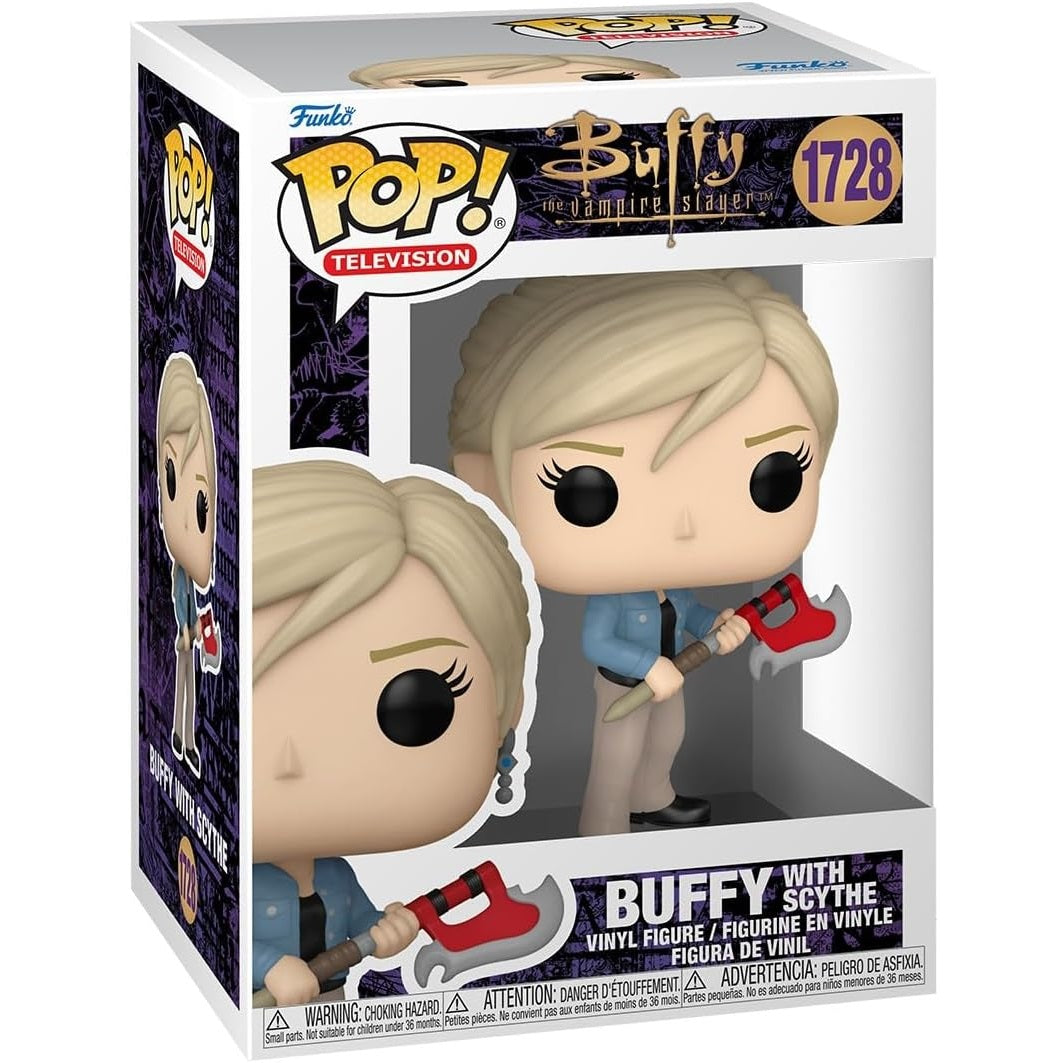 Funko Pop ! TV Buffy The Vampire Slayer - (1728) Buffy W/ Scythe Figure 9cm