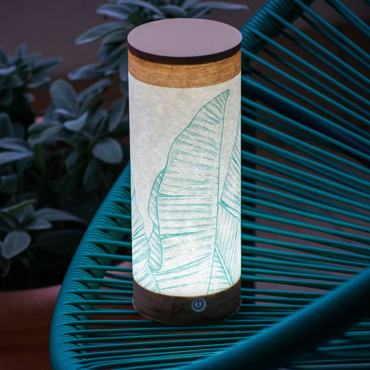 Lampada LED ricaricabile ecologica in carta – Kami Jungle