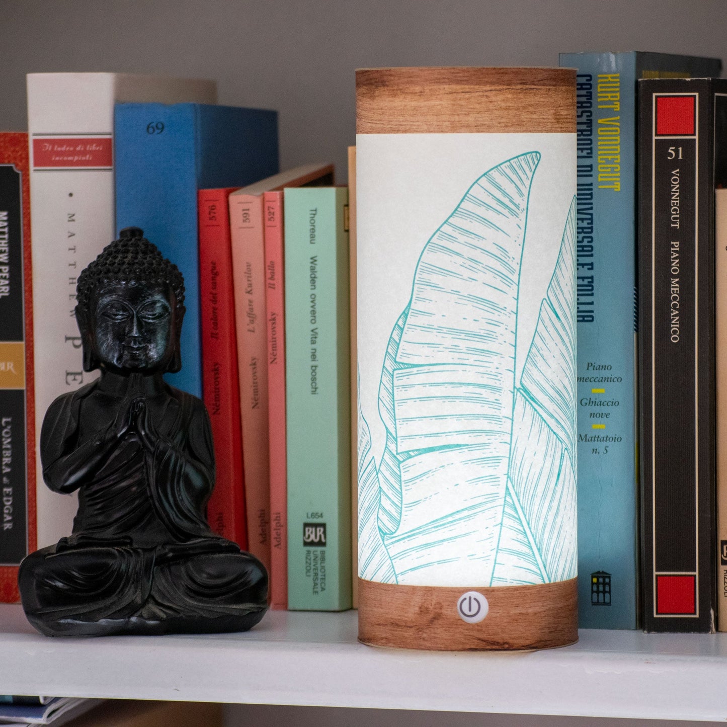 Lampada LED ricaricabile ecologica in carta – Kami Jungle