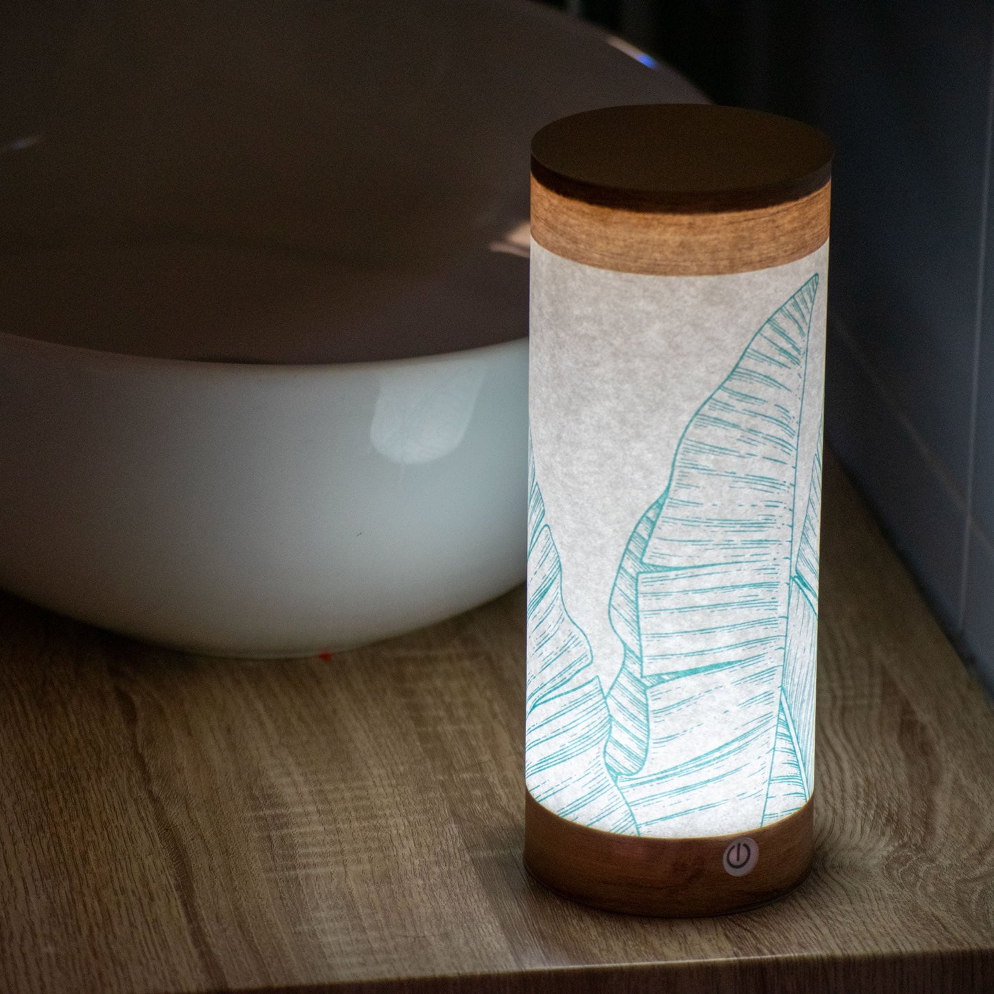 Lampada LED ricaricabile ecologica in carta – Kami Jungle