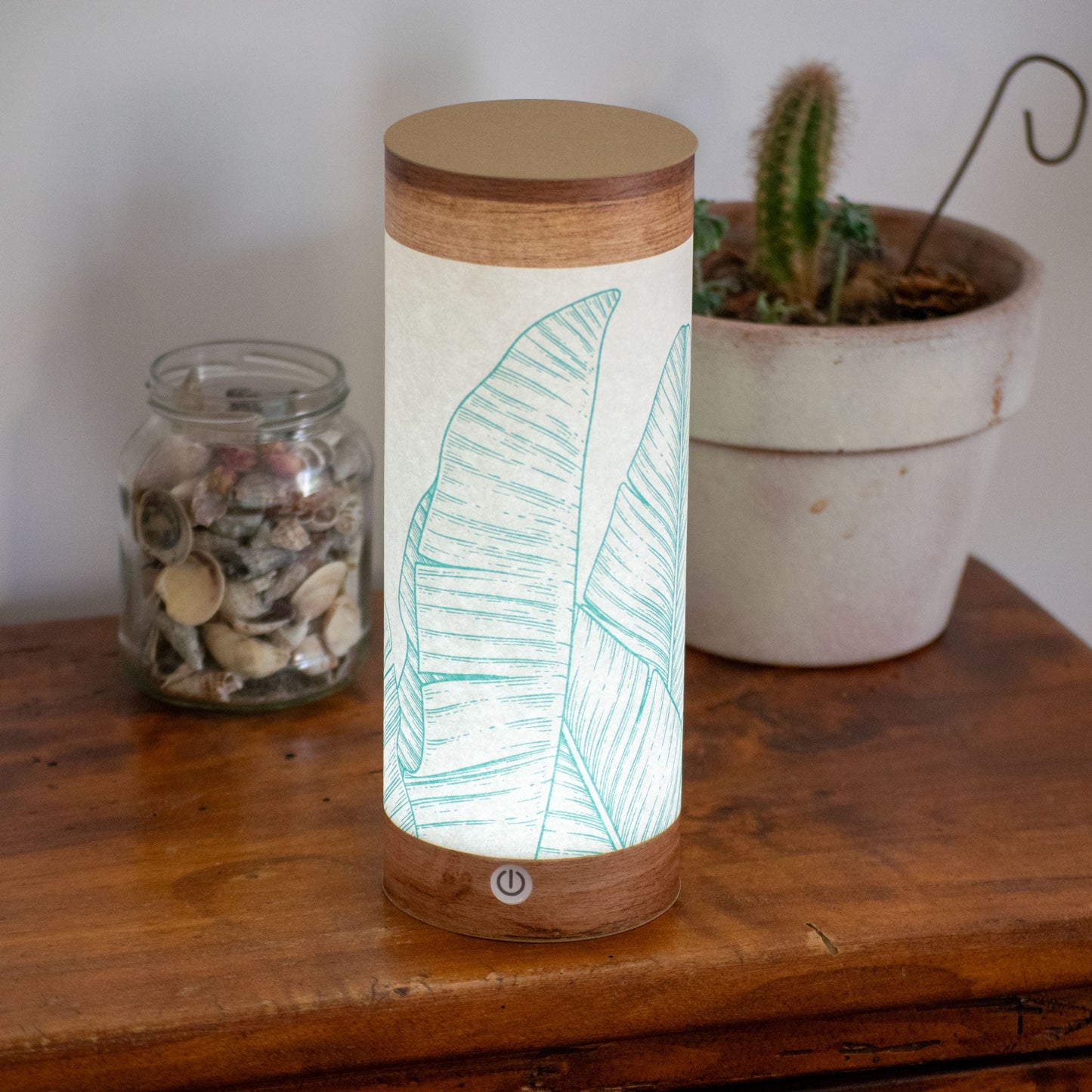 Lampada LED ricaricabile ecologica in carta – Kami Jungle