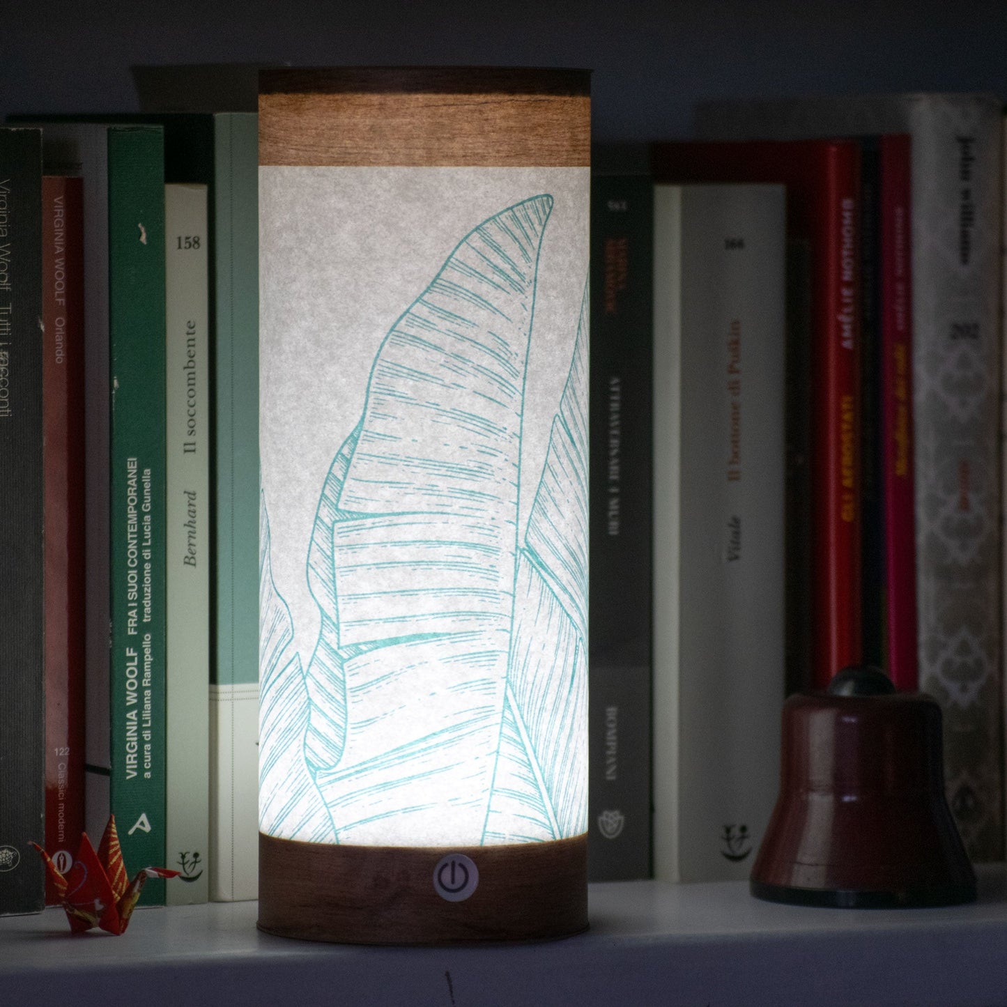 Lampada LED ricaricabile ecologica in carta – Kami Jungle