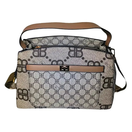 Leather Satchel Bag with removable strap - MS-3478